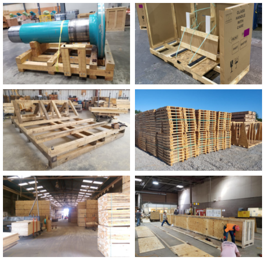 pallets crates wood packaging